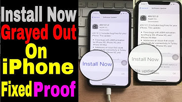 iOS 14.5 Install Now Grayed out On iPhone 12, 11 Pro Max, XS Max,X,iPhone 8,8 Plus 7,7 Plus,6,6 Plus