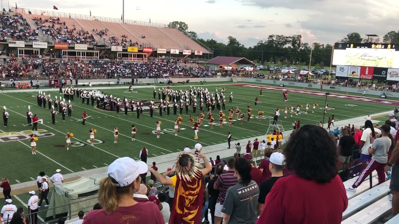 ULM Pregame Show Warhawk Chant YouTube