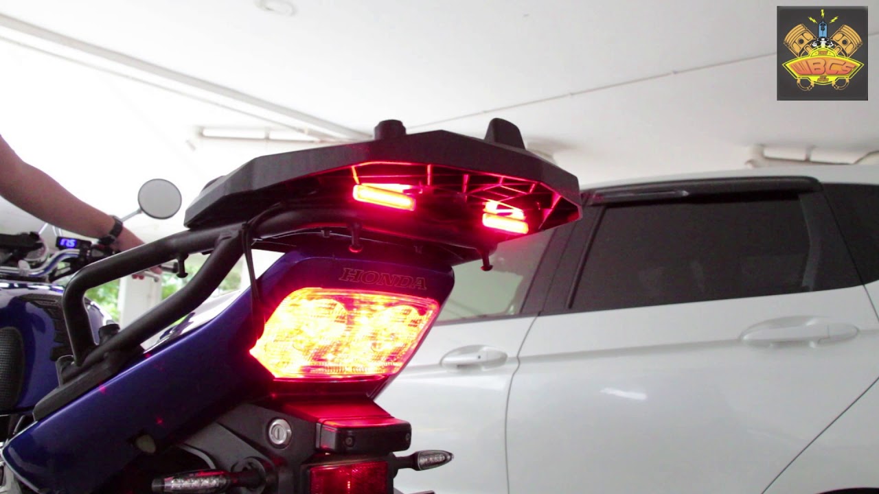 Honda Brake System Light TOUREX™ CYCLOPS™ AUXILIARY BRAKE LIGHT SYSTEM INSTALLED ON 2019 HONDA