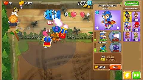 Bloons TD 6 - Magic Monkeys Only - Firing Range [No Monkey Knowledge + No Hero]