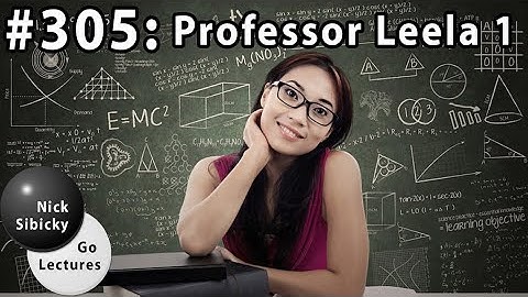 Nick Sibicky Go Lecture #305 - Professor Leela 1
