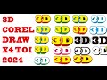 12 Hiệu Ứng 3D CorelDRAW X4-2025 | Plugin VIP 1-Click Nhanh Nhất
