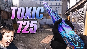 The 725 makes people RAGE! MOST TOXIC 725 CLASS IN MODERN WARFARE! (SnD Funny Moments)
