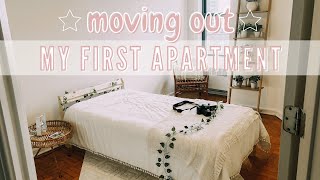 CHICAGO APARTMENT MOVE OUT VLOG // college apartment, loyola university chicago