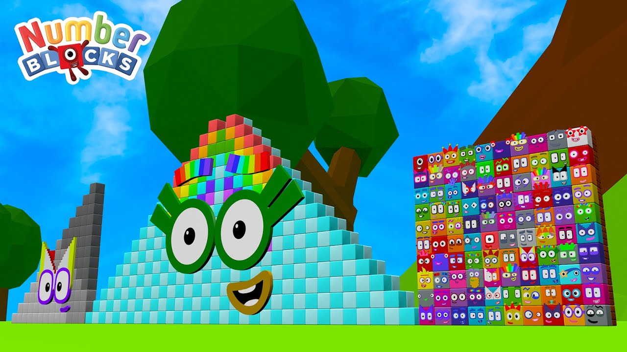 Numberblocks Step Squad Full Episodes 91 vs 574 vs 100 MILLION BIGGEST - Learn to Count Big Numbers!