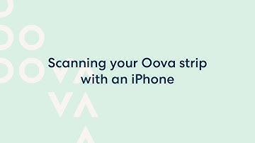 How to scan your Oova strip on an iPhone