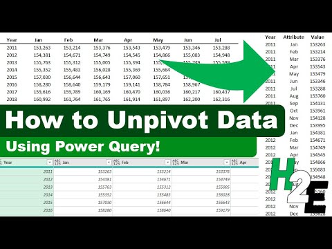 How to Unpivot