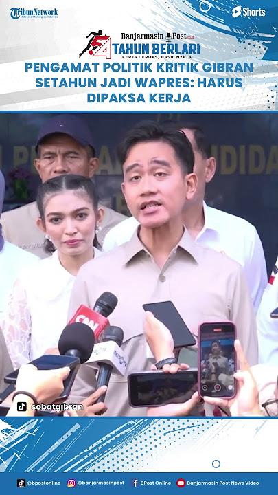 Political observers criticize Gibran for his one-year term as vice president: He must be forced t...