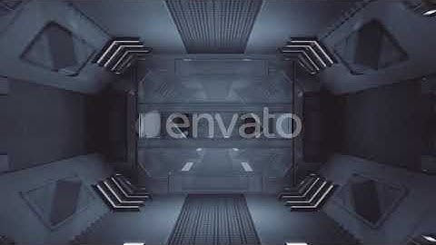 Spaceship Tunnel Interior | Motion Graphics - Videohive template