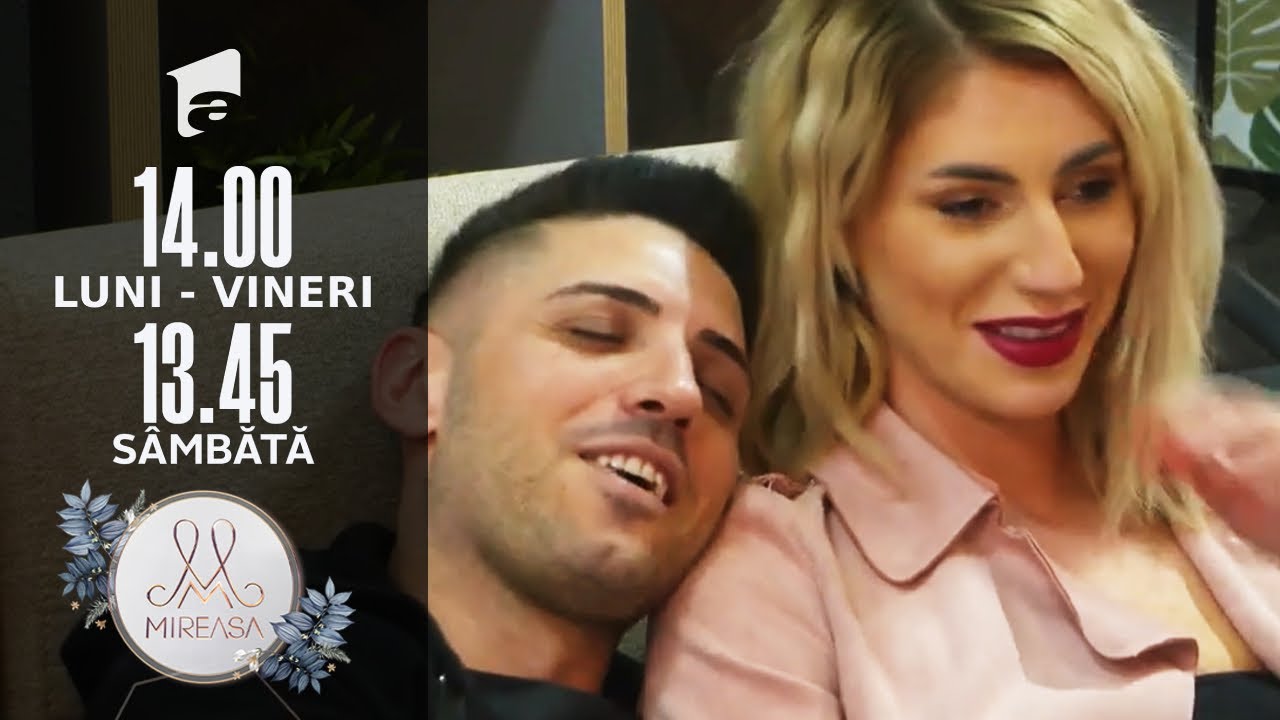 Liviu și Maria, flirt în casa Mireasa! Atingeri tandre între cei doi concurenți
