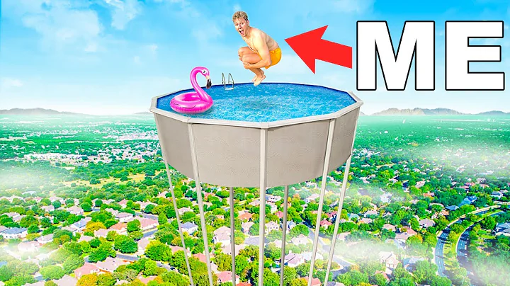 I Built the Worlds Tallest Pool in my Front Yard!