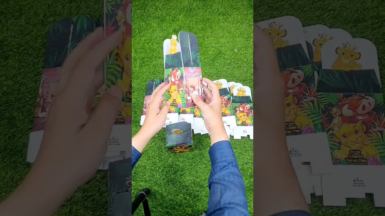 Customized Lion King Theme Goody Box - Perfect for Your Child's Party | Party Accessories Lahore