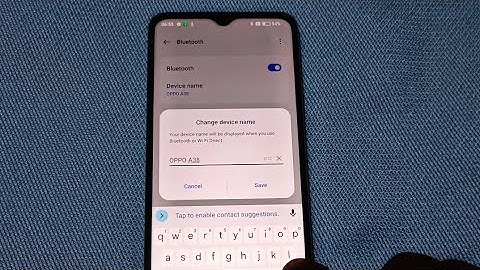 how to change Bluetooth device name in oppo a38 | Oppo A38 Bluetooth device name change