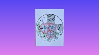 #pattern230 doodle art step by step doodle for beginners #zentangle#doodles#zentangleart #zendoodle