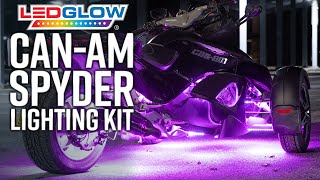 LEDGlow | Bluetooth Advanced Million Color Can Am Spyder LED Lights with Smartphone Control