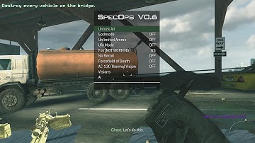 Modern Warfare 2 SpecOps/SP Mod Menu by xePixTvx (GSC)