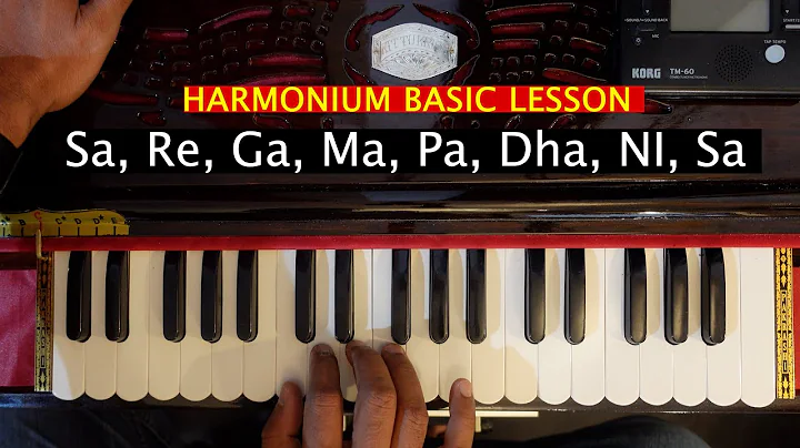 Harmonium Lesson 01: How to play SA RE GA mA PA on Harmonium