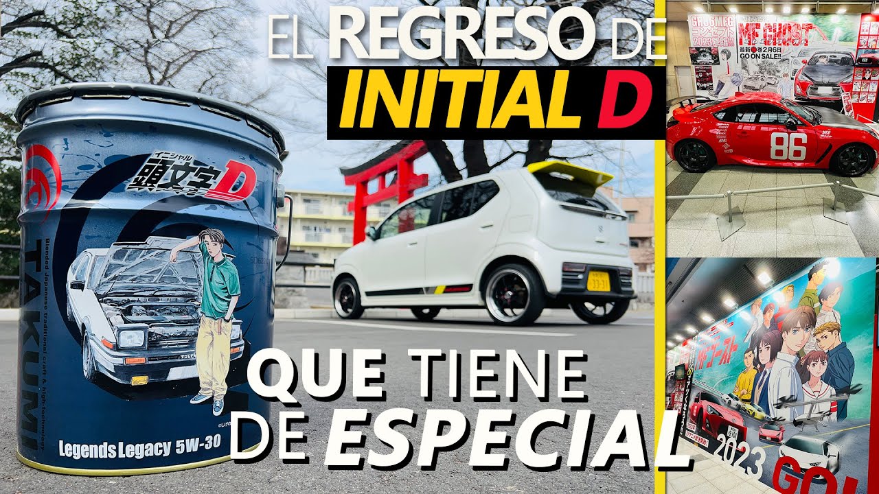 ENCONTRE el ACEITE de MOTOR de INITIAL D en JAPÓN! ATENCIÓN el ANIME REGRESA! MF GHOST