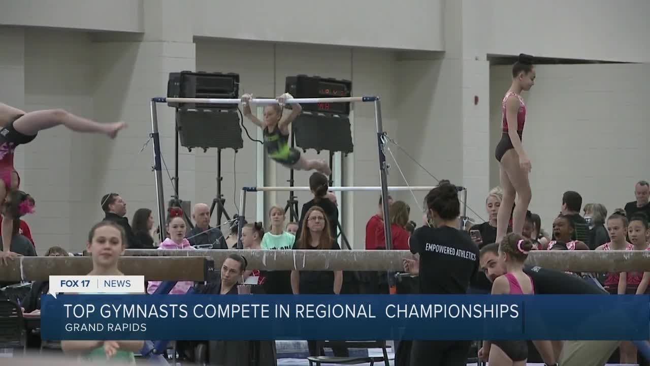 Top gymnasts compete in Regional Championships