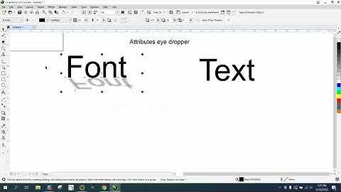 Corel Draw Tips & Tricks Attributes Eye Dropper Part 5 Drop Shadow