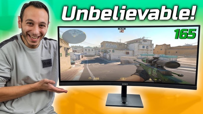Omen 34C 165hz Curved Ultrawide Gaming Monitor Review - Smile on my Face,  with Some Confusing Traits - YouTube