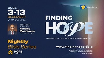 Finding Hope: Thriving in the Middle of Uncertainty