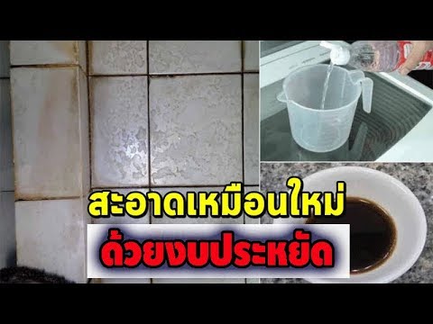 สุดเจ๋ง! วิธีทำความสะอาดกระเบื้องห้องน้ำ ให้เหมือนใหม่ ด้วยงบประหยัด