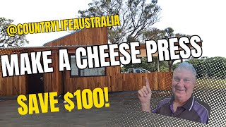 make a cheese press for under $50