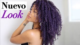 PRUEBO LAS CERAS MOFAJANG PARA PINTAR EL CABELLO RIZADO | hair wax color on natural hair shopponyfly