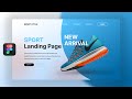 Sport Shoes Landing Page | Figma Tutorial