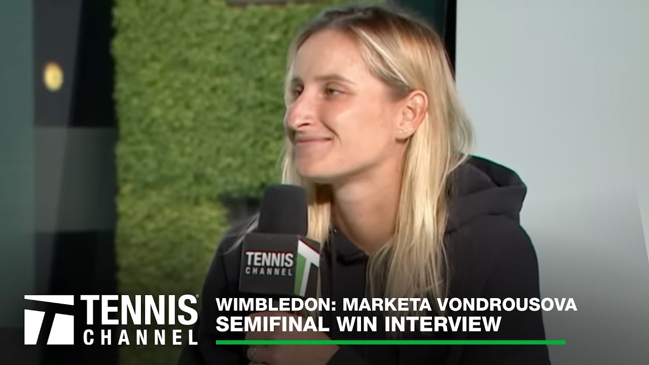 Marketa Vondrousova Shares Comeback Journey to Reach 2nd Career GS Final 2023 Wimbledon Interview