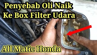 CARA MEMPERBAIKI OLI MESIN YANG MASUK KE FILTER UDARA