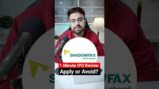 Shadowfax Technologies IPO Review | APPLY or AVOID? | Shadowfax IPO GMP, Date &amp; Details #ipo