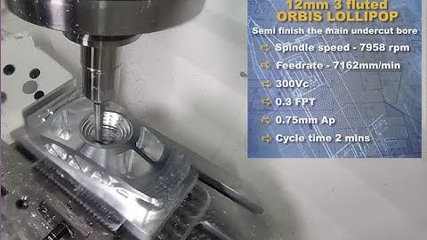 High metal removal on 5 axis Mazak using Quickgrind tooling