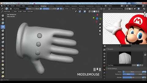 Modeling SUPER MARIO in Blender 2.91 - Part14