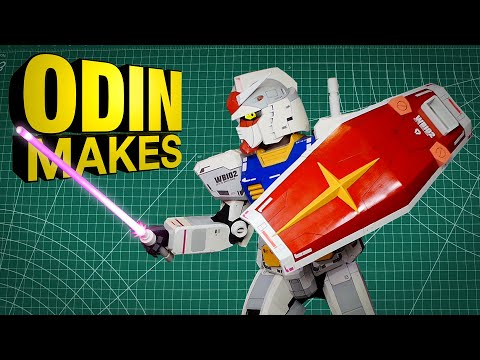 Odin Makes: The Shield for my full suit RX-78-2 Gundam cosplay