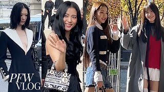 Paris Fashion Week vlog: Jisoo at Dior, Wonyoung & Yoona at Miu Miu, model Sora Choi and more...