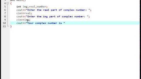 How to print complex number in c++ simple programm