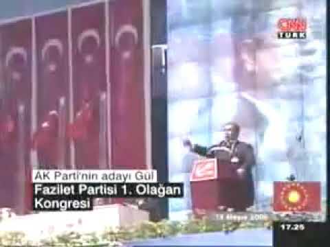 Bülent Arınç ihanet konuşması - Fazilet Kongresi