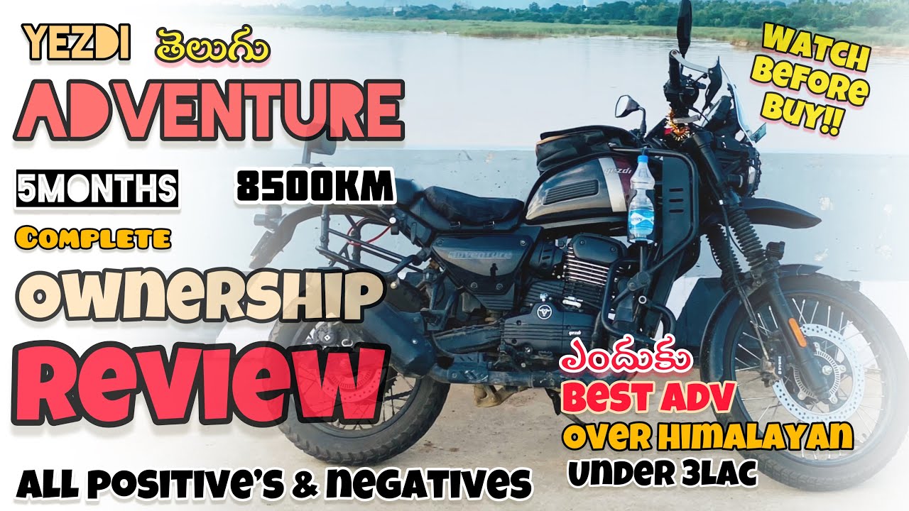 New Yezdi Adventure Detailed Ownership Review | 6 months | 8500km | 2 ...
