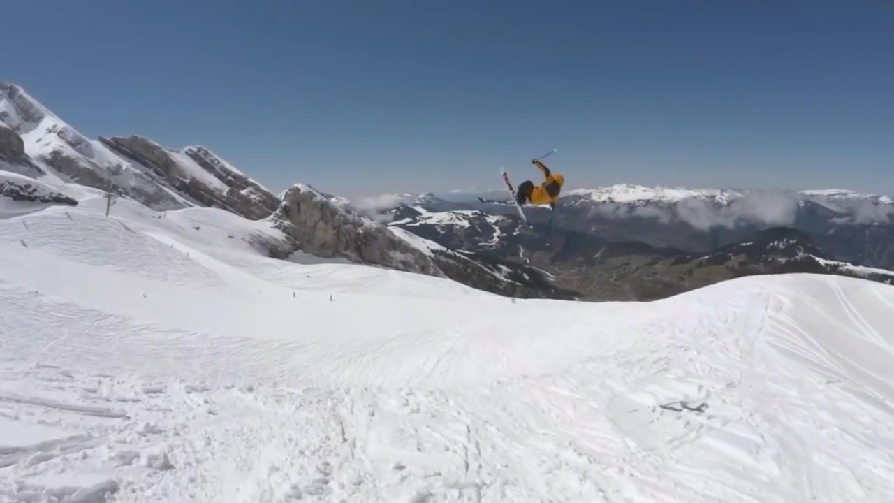 Candide Thovex  Blue stick