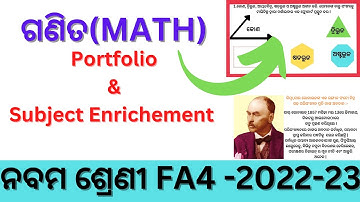 9th class fa4 math portfolio 2022-23//class 9 fa4 exam 2023 portfolio and subject enrichment 2023