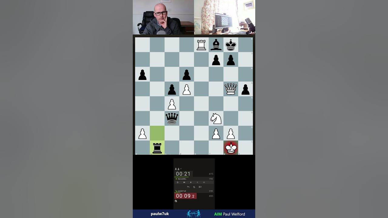 paulw7uk chess v 1753 position ok but miles down on clock