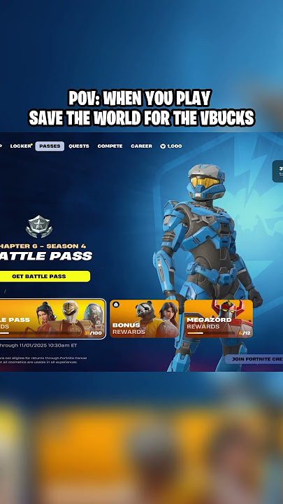 POV: When you play STW for the VBUCKS 😛 #fortnite #shorts