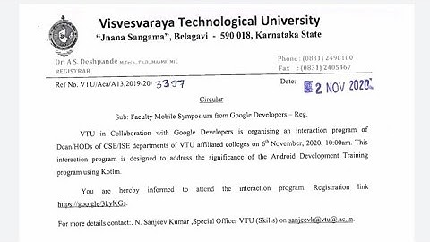 ENGINEERING STUDENTS VTU UPDATE FOR ISE AND CSE BRANCH