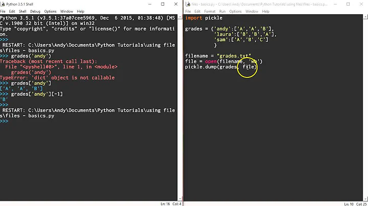 Using Pickle to write to and read from a file in Python [Part 3]