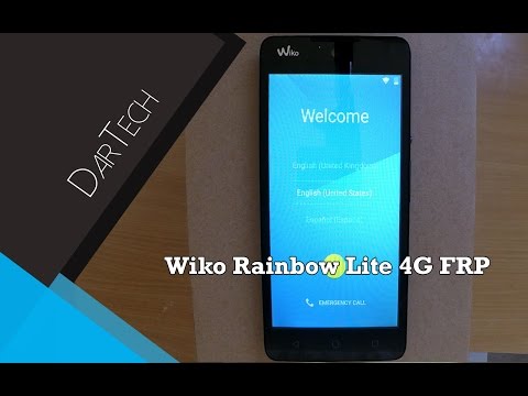 How to remove Google account (FRP) from Wiko Rainbow Lite 4G w/O PC | DarTech