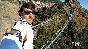 Quanto è lungo il ponte tibetano di Sasso di Castalda?