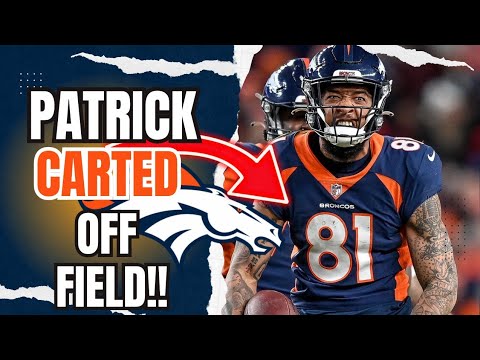 Tim Patrick injured, carted off at Broncos practice