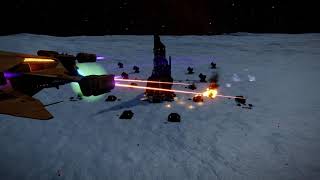 CMDR Exania - JTT Sledge Carpetbombing test - large+++ [high security] planetary facility